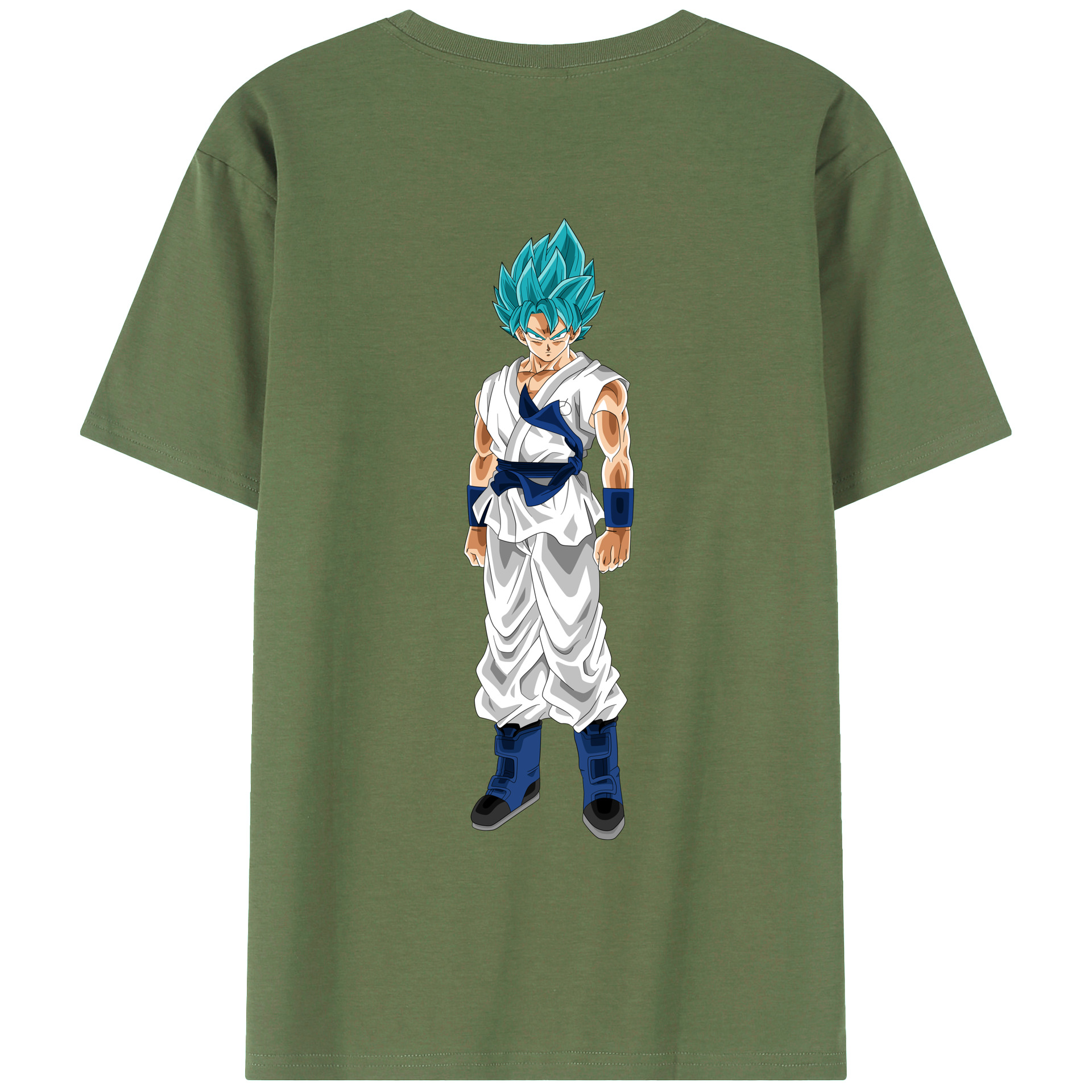 （画像用） ドラゴンボール 孫 悟飯（そんごはん）DRAGON BALL Son Gohan 綿100％ メンズ半袖Tシャツ（バックプリント） 通気性